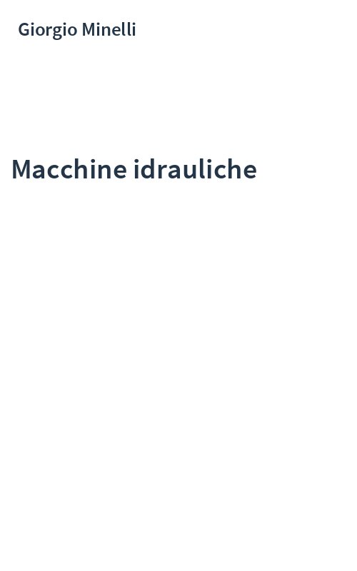 Macchine idrauliche