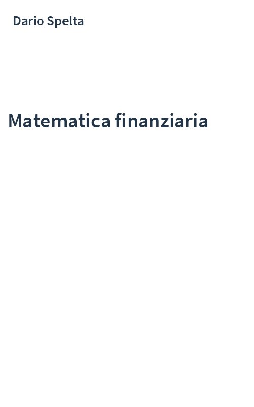 Matematica finanziaria