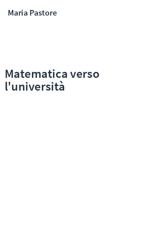 Matematica verso l'università