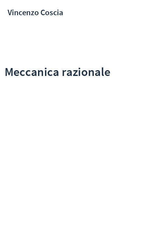 Meccanica razionale