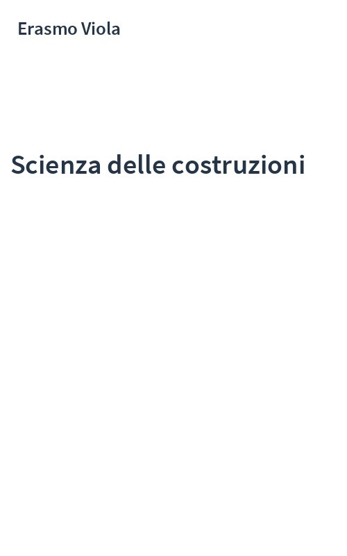 Scienza delle costruzioni
