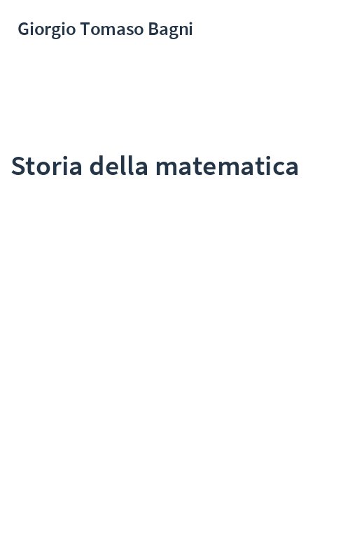 Storia della matematica