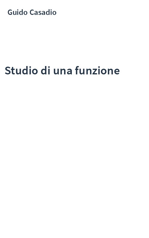 Studio di una funzione