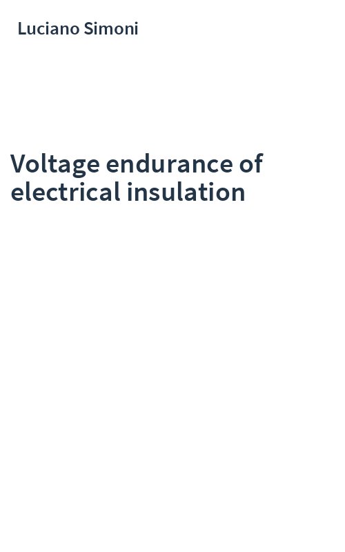 Voltage endurance of electrical insulation