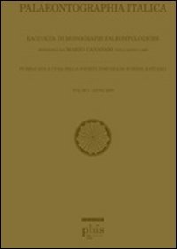 Palaeontographia italica. Raccolta di monografie paleontologiche
