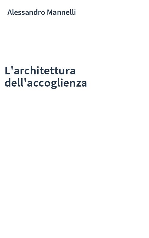 L'architettura dell'accoglienza