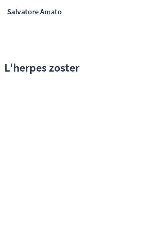 L'herpes zoster