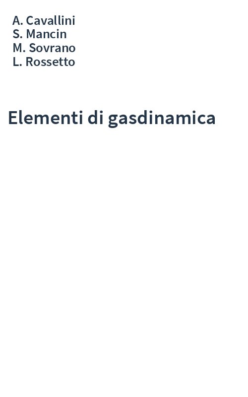 Elementi di gasdinamica