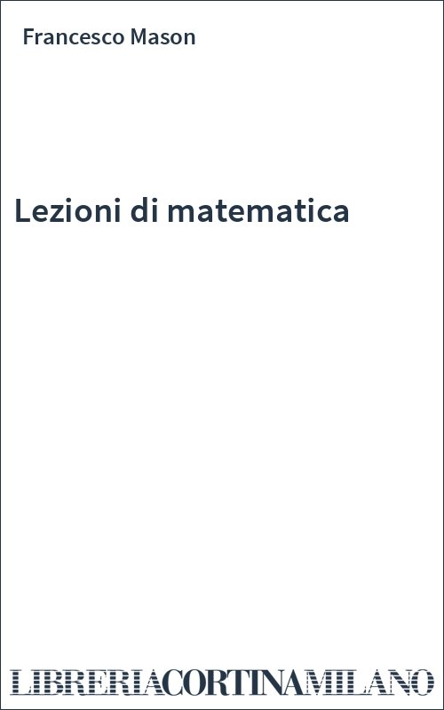 Lezioni di matematica