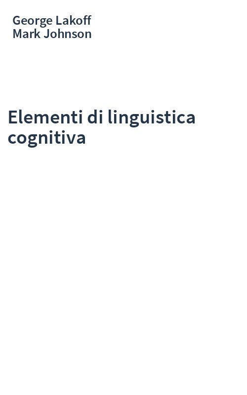 Elementi di linguistica cognitiva