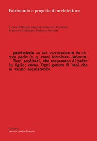 Patrimonio e progetto di architettura