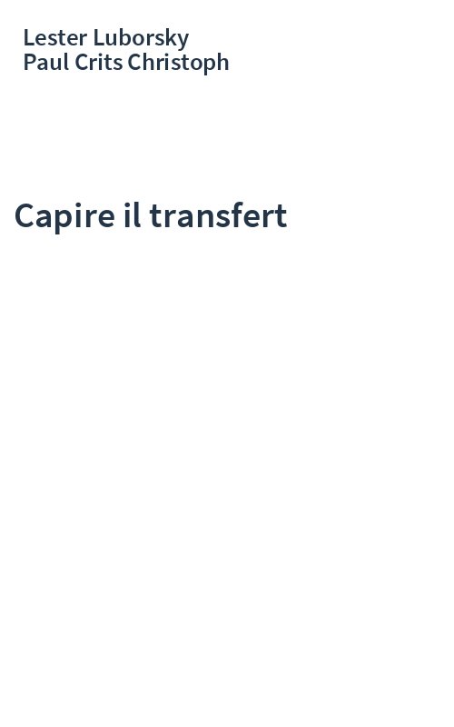 Capire il transfert