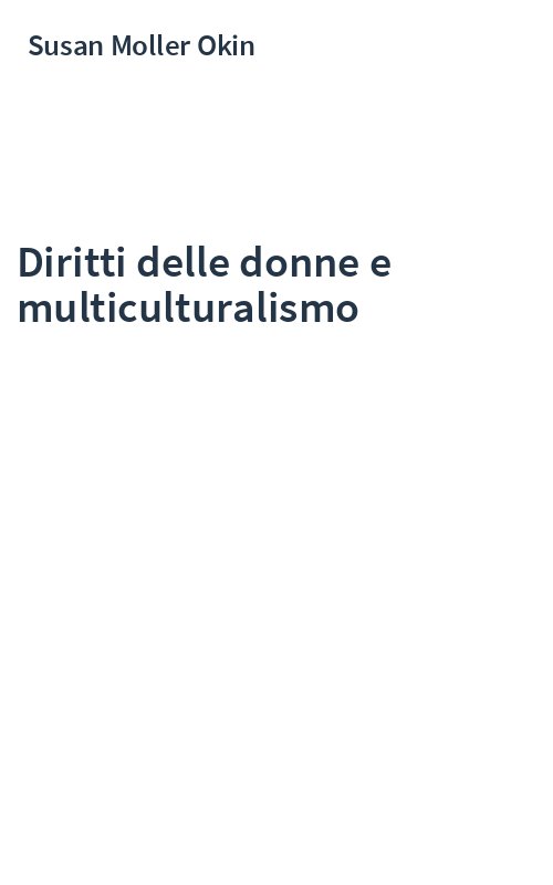 Diritti delle donne e multiculturalismo