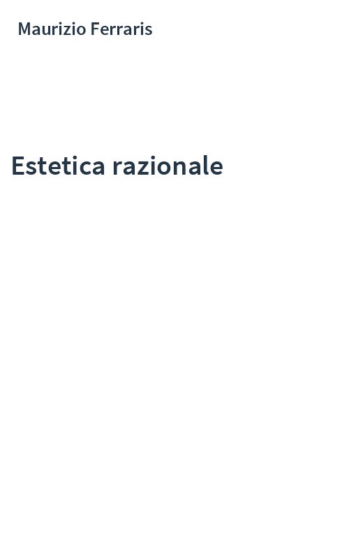 Estetica razionale