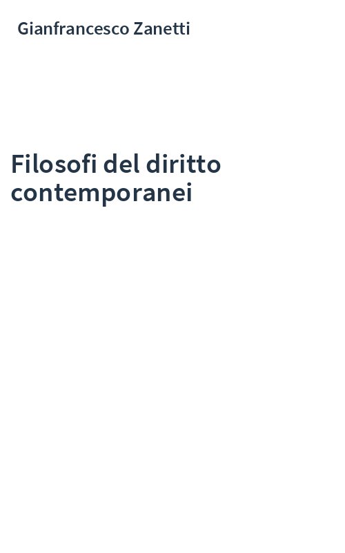 Filosofi del diritto contemporanei