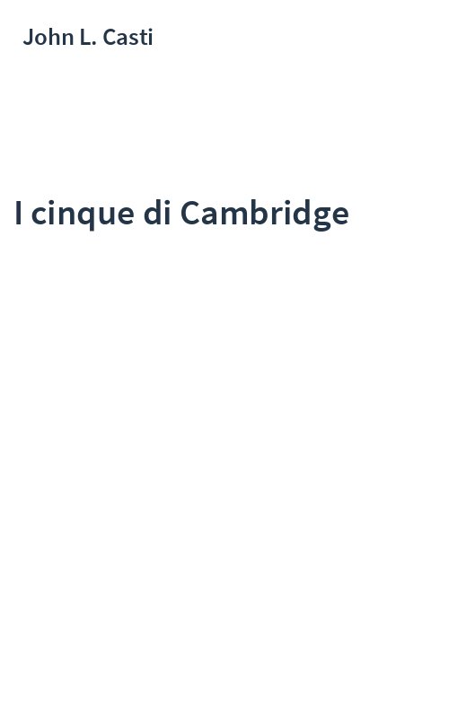 I cinque di Cambridge