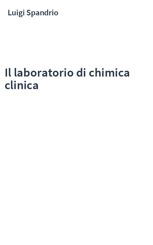 Il laboratorio di chimica clinica