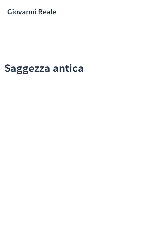 Saggezza antica