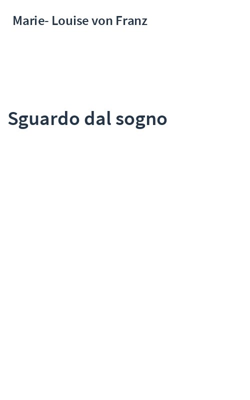 Sguardo dal sogno