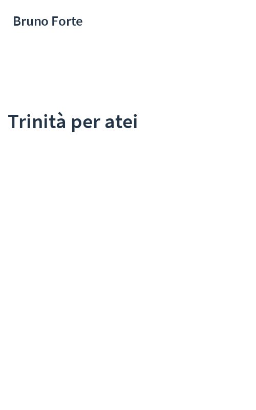 Trinità per atei