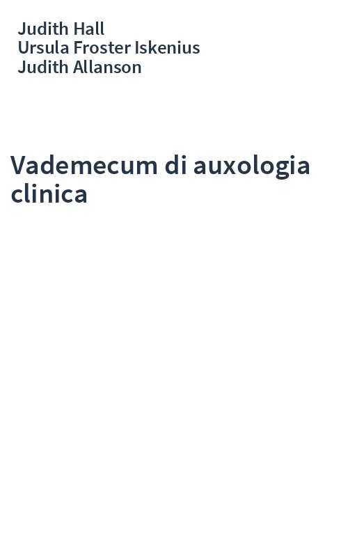 Vademecum di auxologia clinica