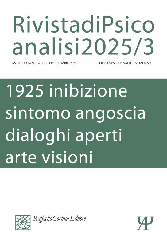 Rivista di psicoanalisi 2025/3