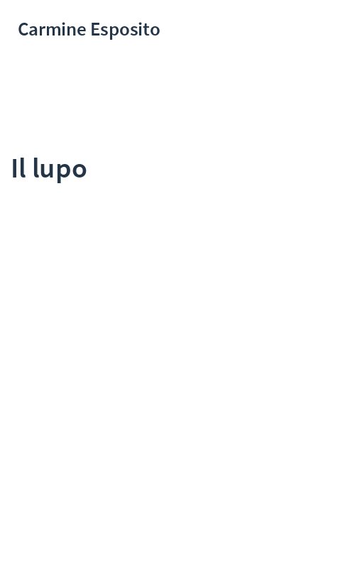 Il lupo