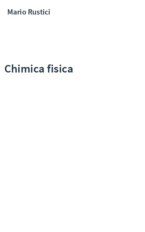 Chimica fisica