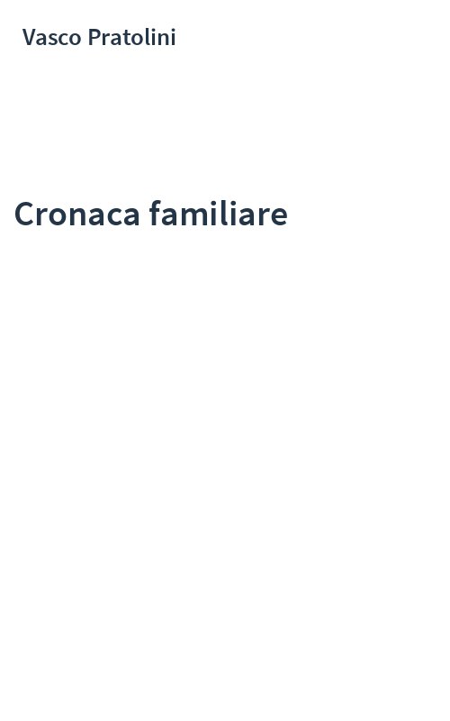 Cronaca familiare