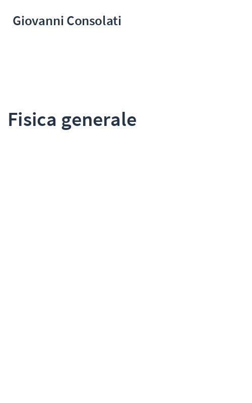 Fisica generale