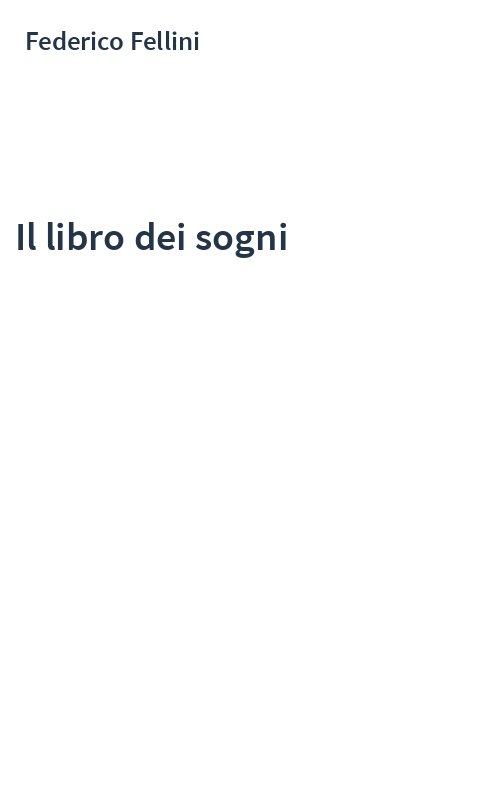 Il libro dei sogni