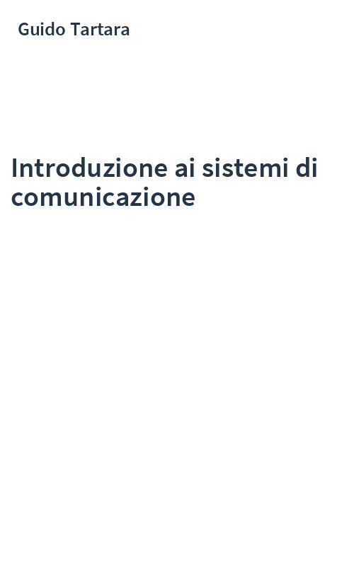 Introduzione ai sistemi di comunicazione