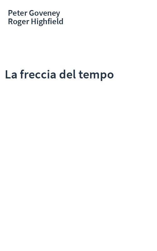 La freccia del tempo