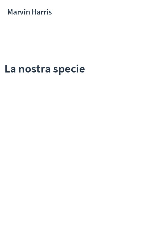 La nostra specie