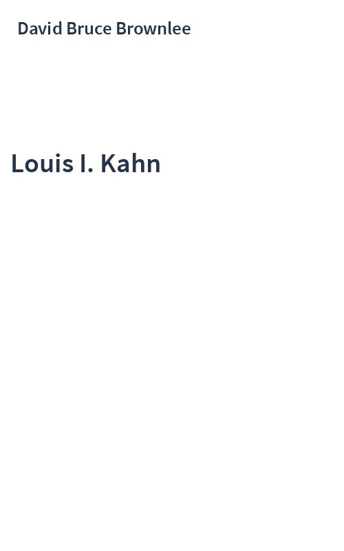 Louis I. Kahn