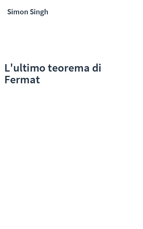 L'ultimo teorema di Fermat