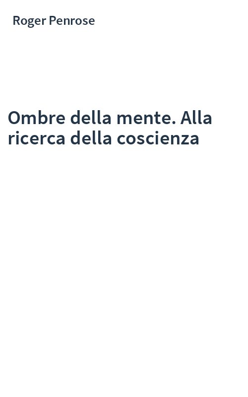 Ombre della mente. Alla ricerca della coscienza