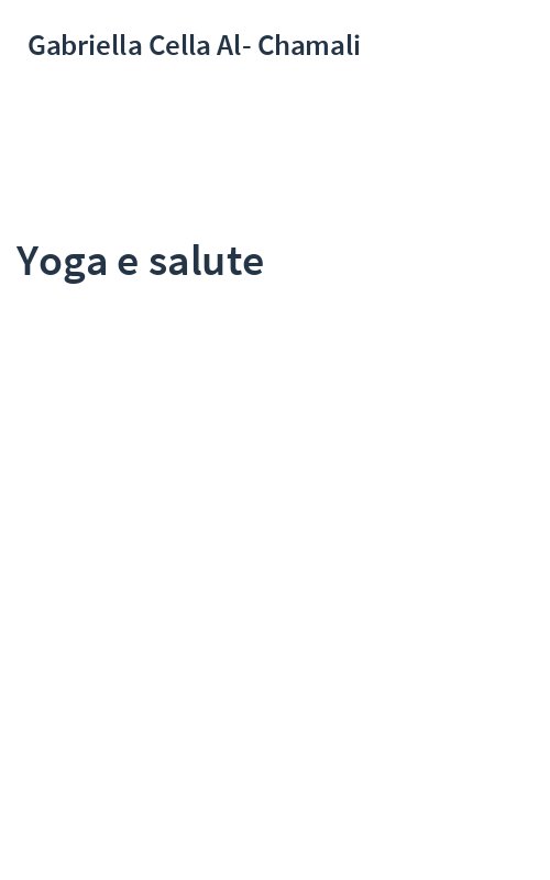 Yoga e salute