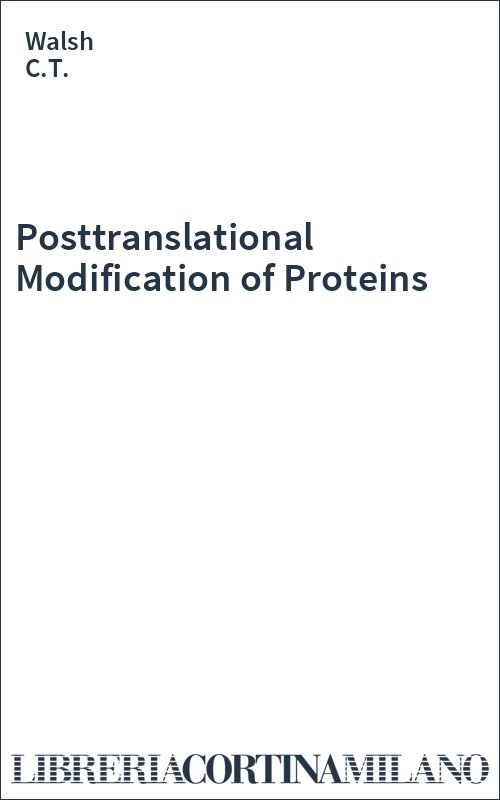 Posttranslational Modification of Proteins
