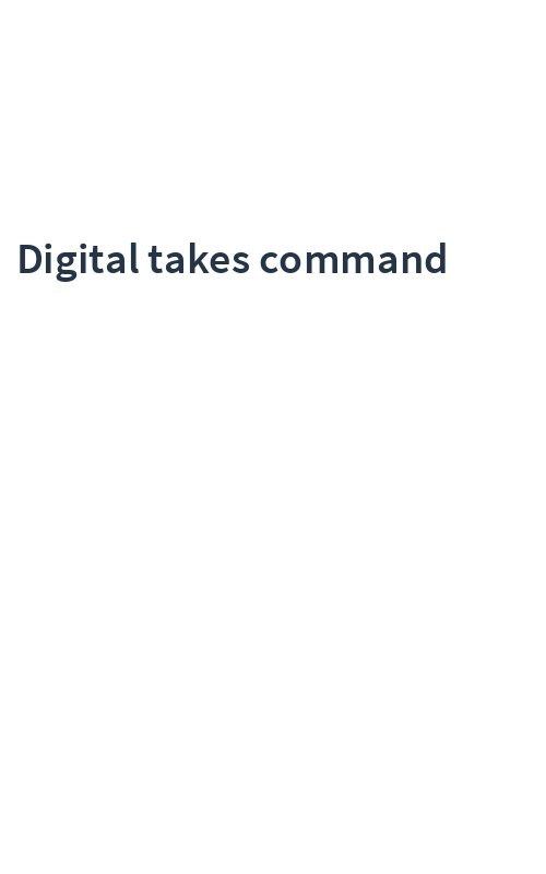 Digital takes command