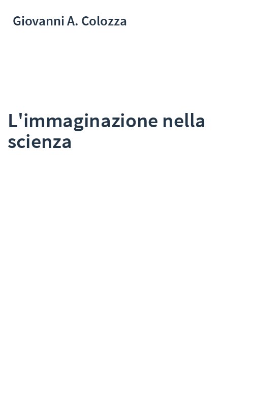 L'immaginazione nella scienza