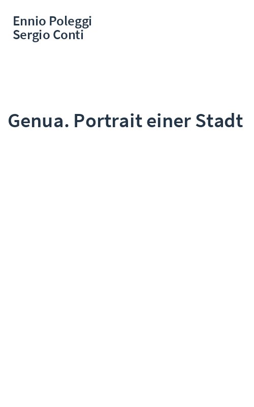Genua. Portrait einer Stadt