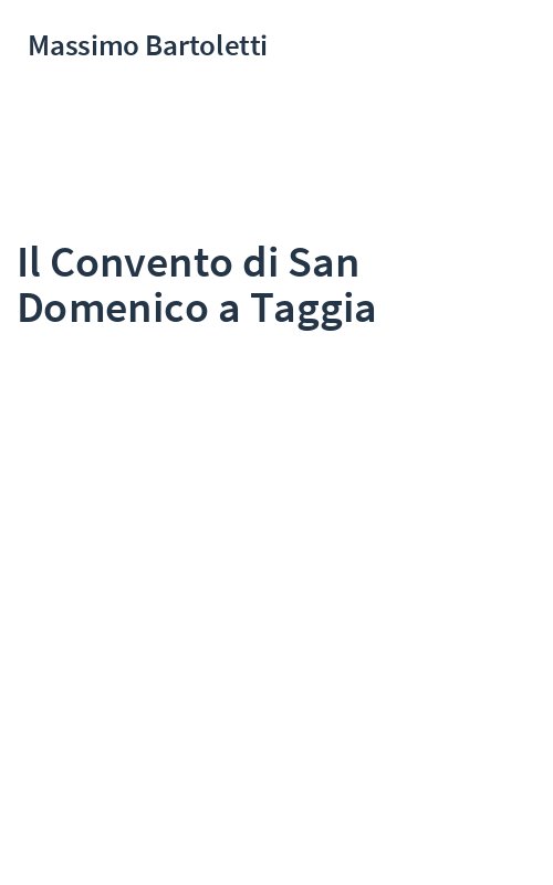 Il Convento di San Domenico a Taggia