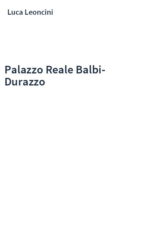 Palazzo Reale Balbi-Durazzo