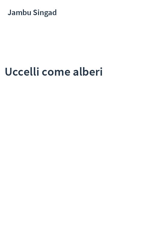 Uccelli come alberi
