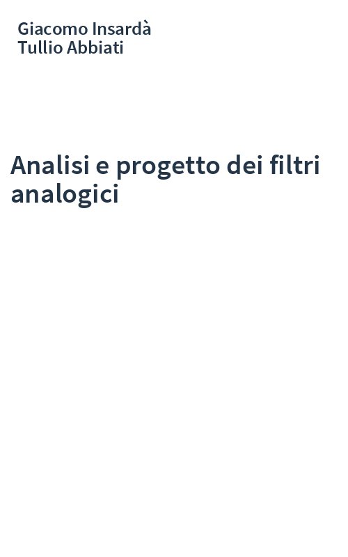 Analisi e progetto dei filtri analogici
