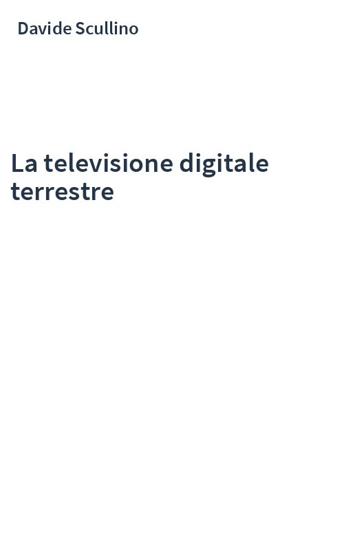 La televisione digitale terrestre
