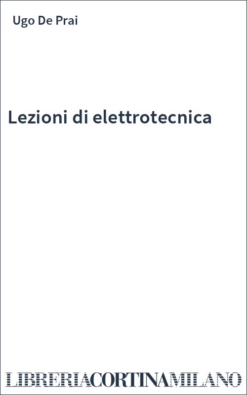 Lezioni di elettrotecnica