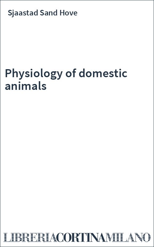 Physiology of domestic animals