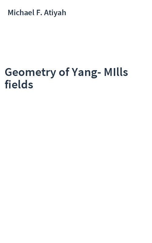 Geometry of Yang-MIlls fields